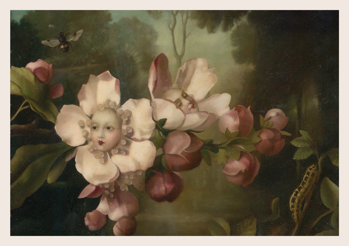 Sleepless Blossom Postcard by Stephen Mackey